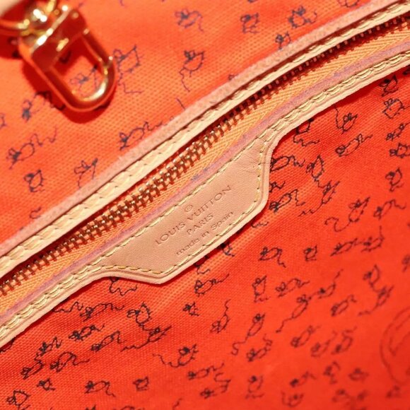 LOUIS VUITTON Catgram Neverfull MM Tote Bag M44441 LV Auth 110104A - Picture 11 of 16
